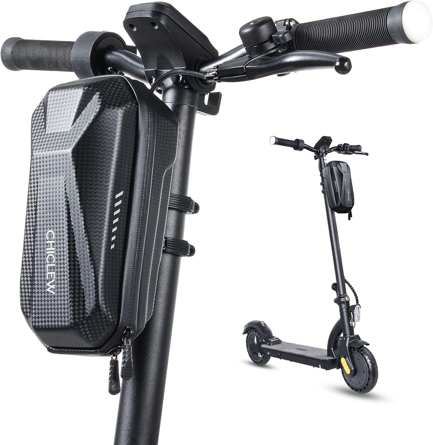 Generic 2L/3L Large Scooter Bag, Hardshell Electric Scooter Storage Bag