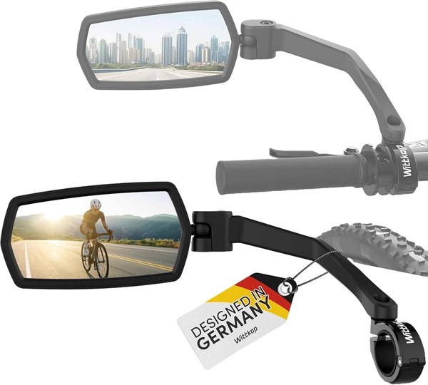 Wittkop Bike Mirror HD field of view, 360° foldable