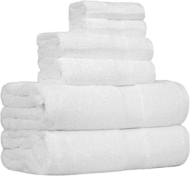 Amazon Basics 6-Piece Cotton Towel Set