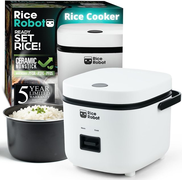 Rice Robot Personal Rice Cooker, 1 qt