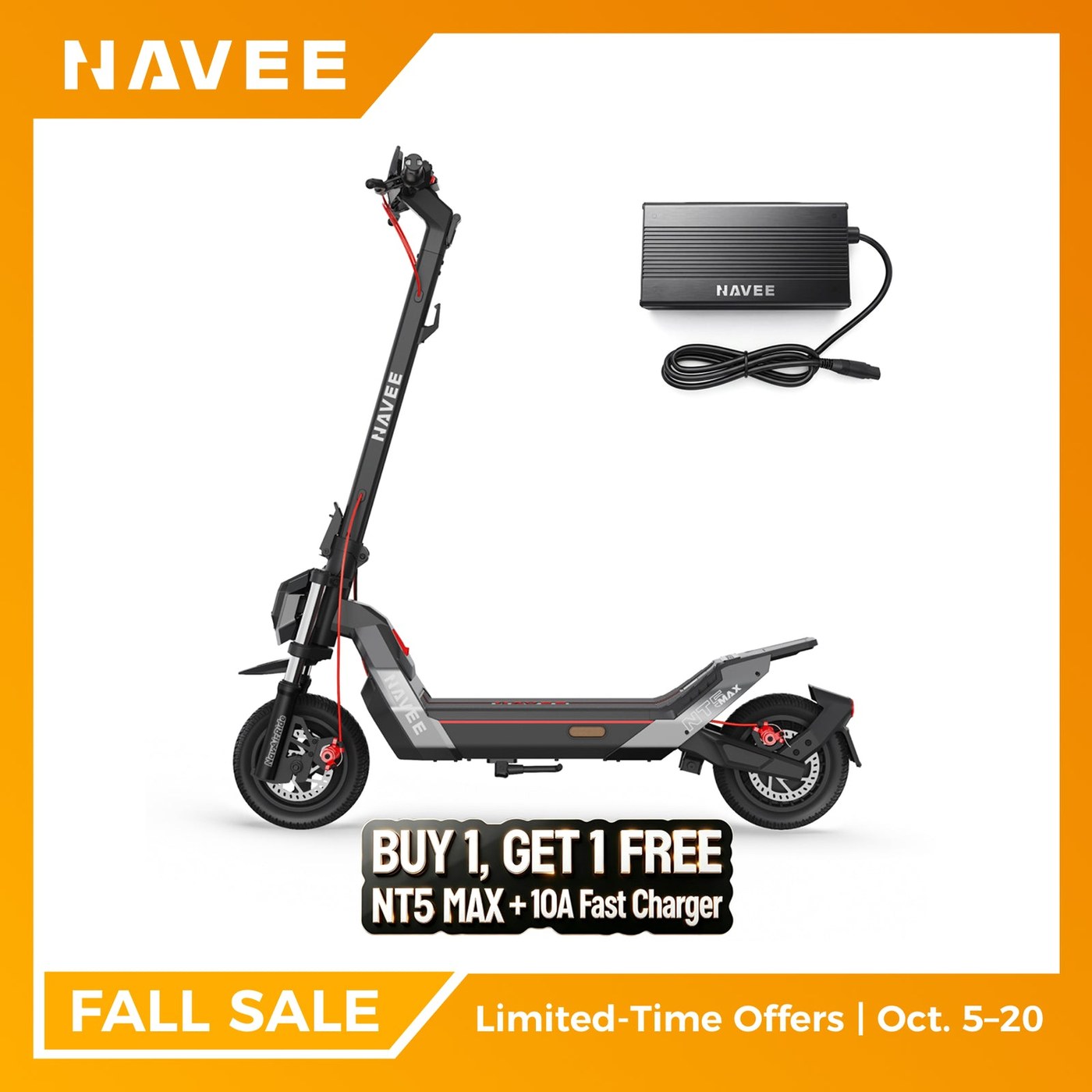 NAVEE NT5 Max standing e-scooter